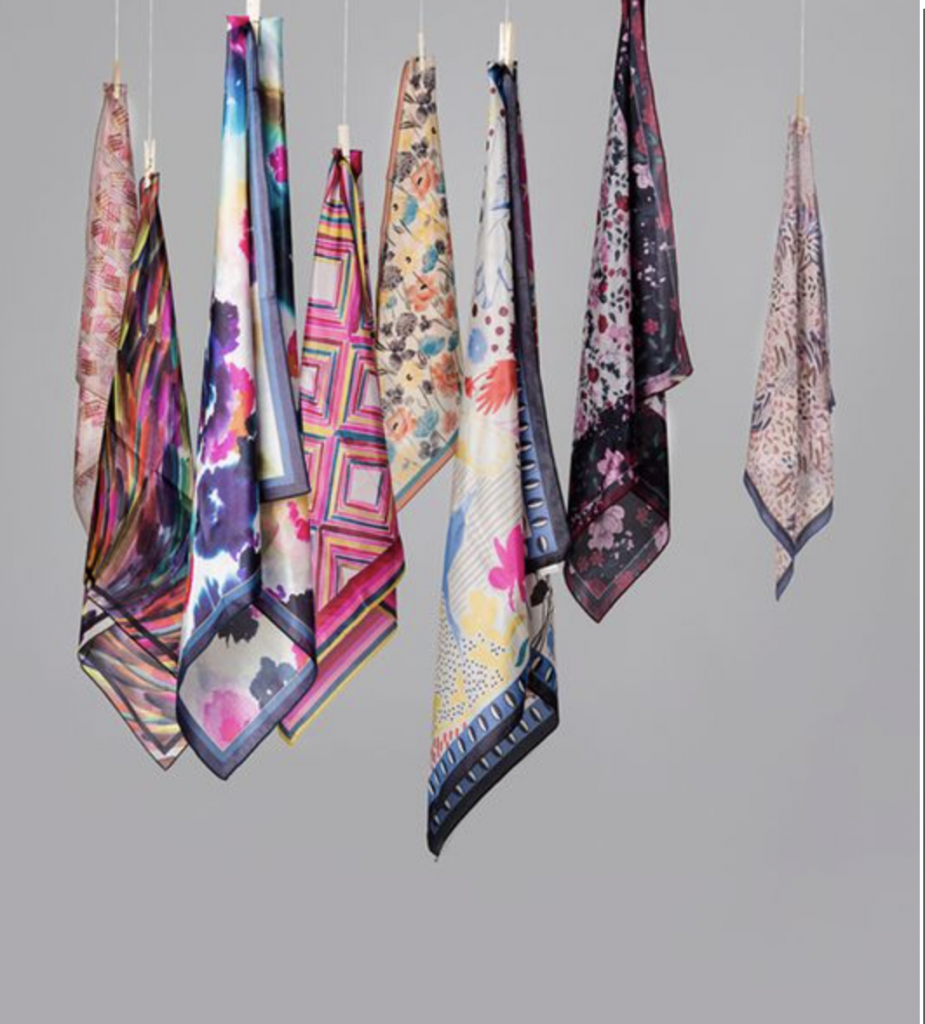 Digitally Printed Silk Scarf 