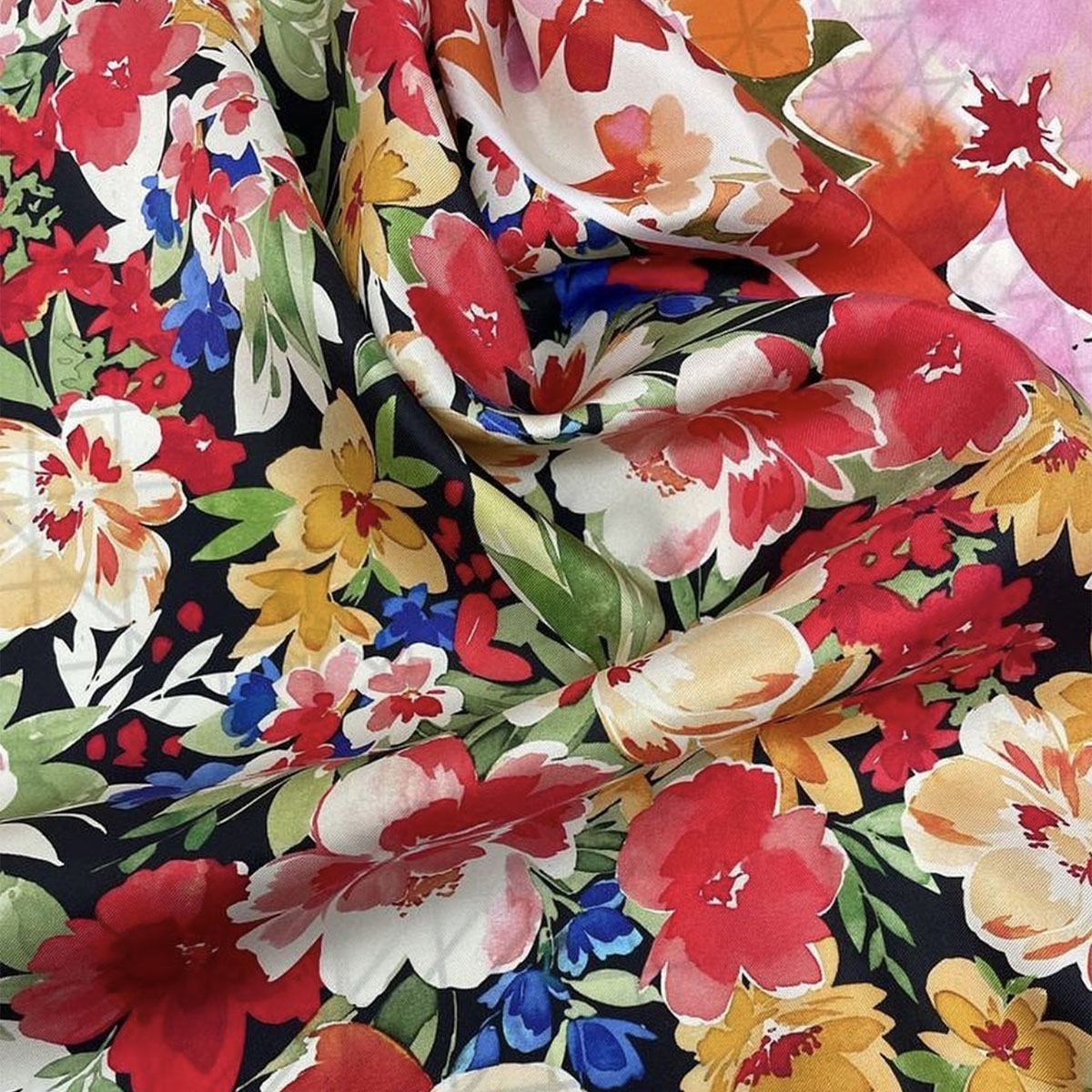 Digital fabric printing samples