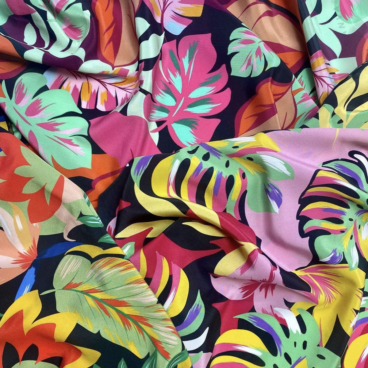 Digital fabric printing samples